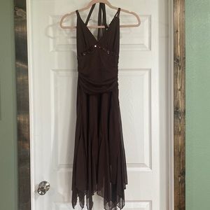 Brown sequined dress size 3 or 4